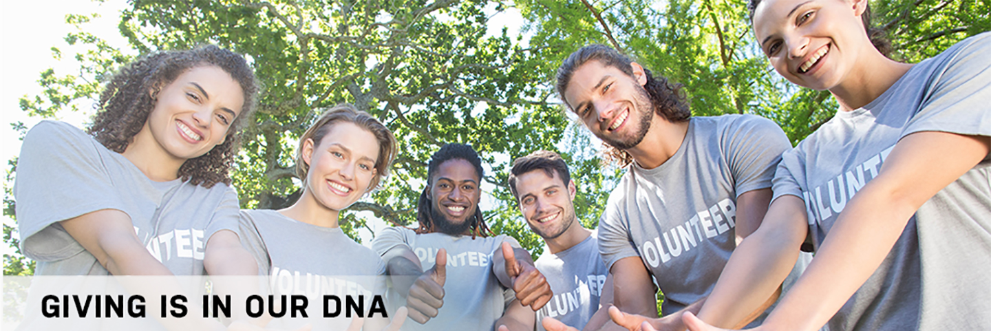 Giving is in our DNA