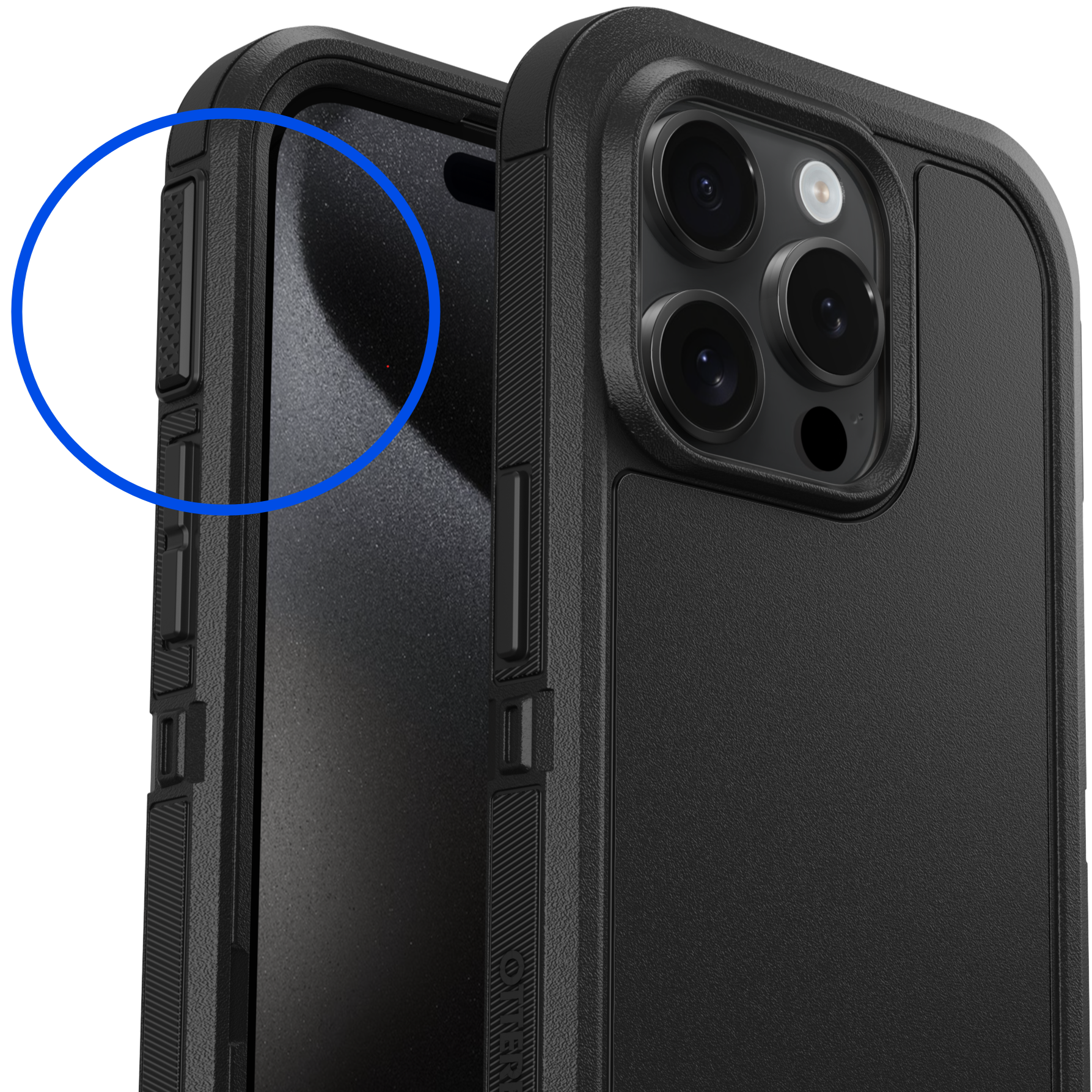 iPhone 15 Pro Defender XT Series ENHANCED ACTION BUTTON Case