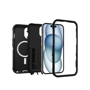 Defender with MagSafe for iPhone 17e, iPhone 16e, iPhone 15, iPhone 14, iPhone 13 in Black