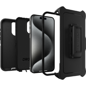 Defender for iPhone 15 Pro Max in Black