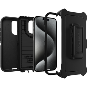 Defender Pro for iPhone 15 Pro in Black