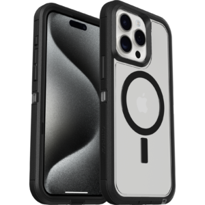 Defender XT for iPhone 15 Pro Max in Black/Clear