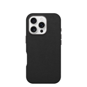 Symmetry Cactus Leather for iPhone 16 Pro in Black