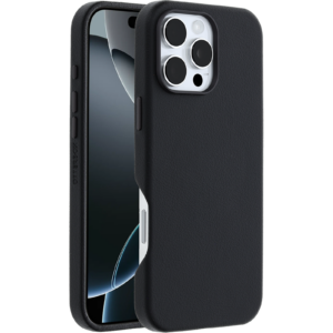 Symmetry Cactus Leather for iPhone 16 Pro Max in Black